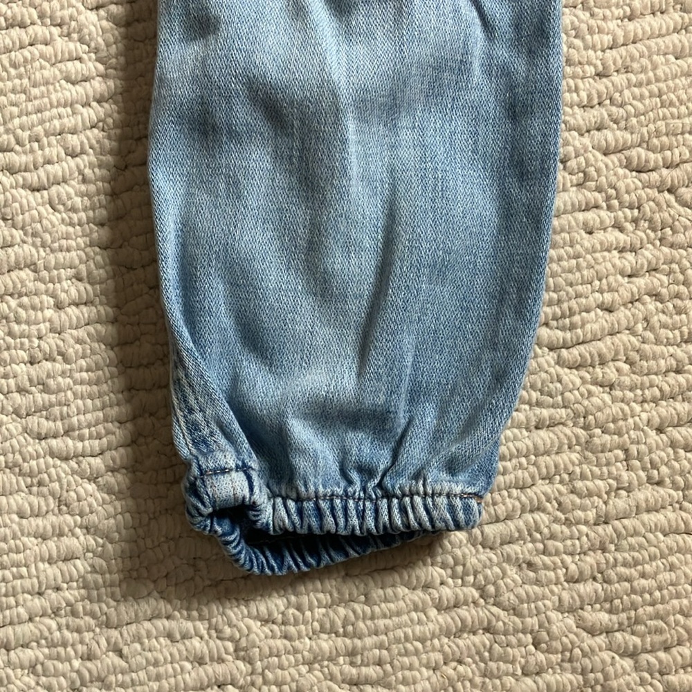 We the Free glitch drop pull on belted jogger boho faded jeans Free People - Picture 6 of 13